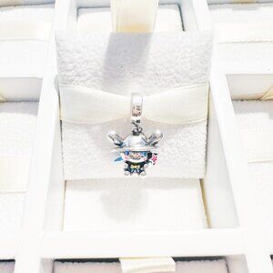 925 Sterling Silver Sanrio Magic Wizard Cinnamoroll Dangle Charm Fits Pandora